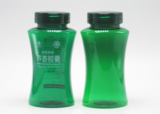 ขวดบรรจุภัณฑ์พลาสติก PET สีเขียวขนาด 5 ซีซี 150cc บรรจุภัณฑ์ฝาพลิก