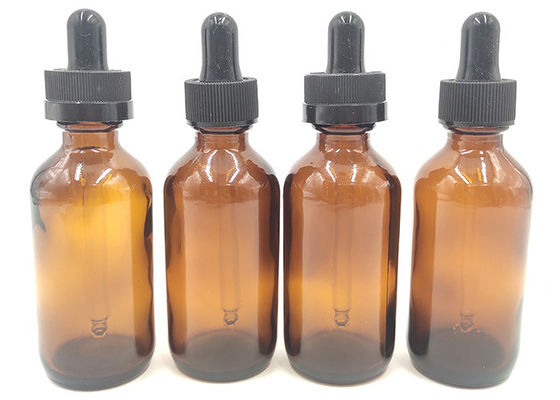 ขวดหยดแก้วสีเหลืองอำพัน 50ml เครื่องสำอางแบบพกพาสำหรับบรรจุภัณฑ์น้ำหอม