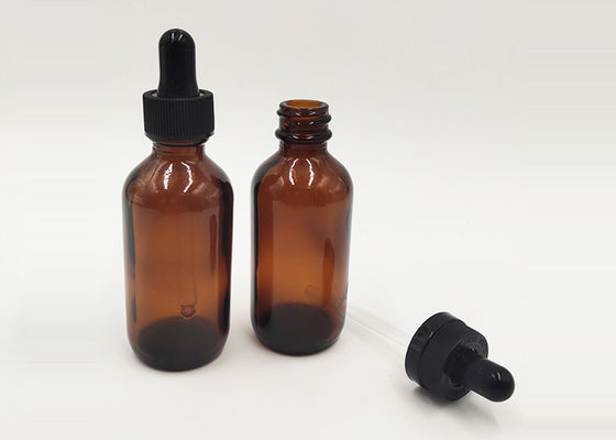 ขวดหยดแก้วสีเหลืองอำพัน 50ml เครื่องสำอางแบบพกพาสำหรับบรรจุภัณฑ์น้ำหอม