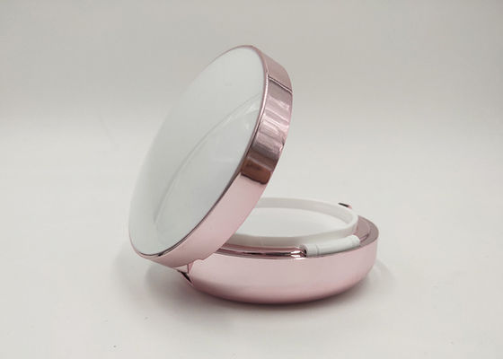 BBB ครีมกลมเบาะลมกล่อง Rose Gold พร้อมกระจกสำหรับบรรจุเครื่องสำอาง