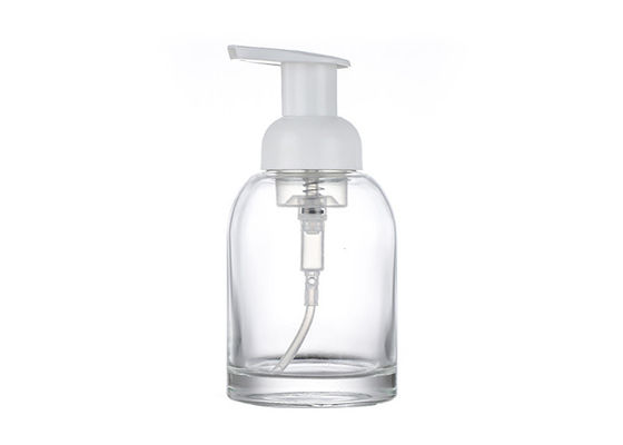 250ml 375ml แก้วสบู่เครื่องสำอางขวดปั๊มโฟมรีไซเคิล