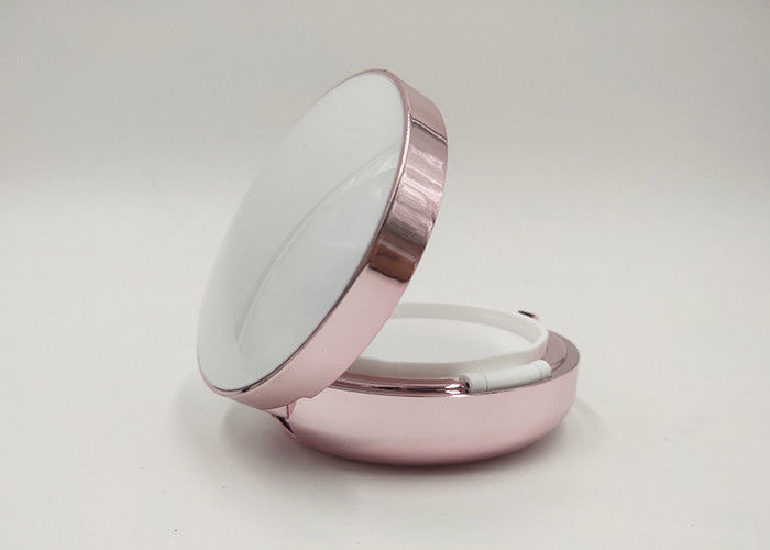 BBB ครีมกลมเบาะลมกล่อง Rose Gold พร้อมกระจกสำหรับบรรจุเครื่องสำอาง